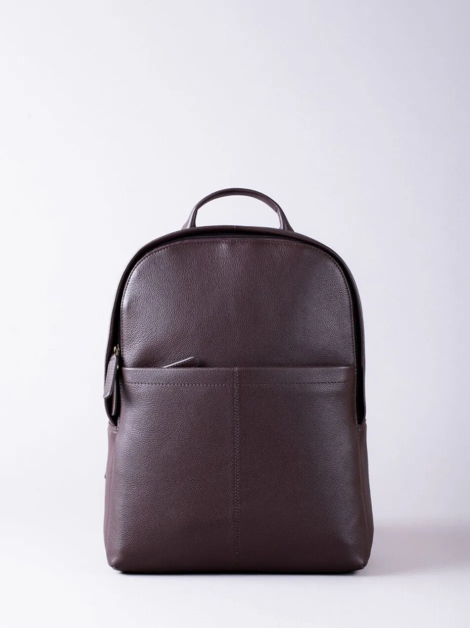 Tassen|Lakeland Leather - - Leren Crummock rugzak Bruin