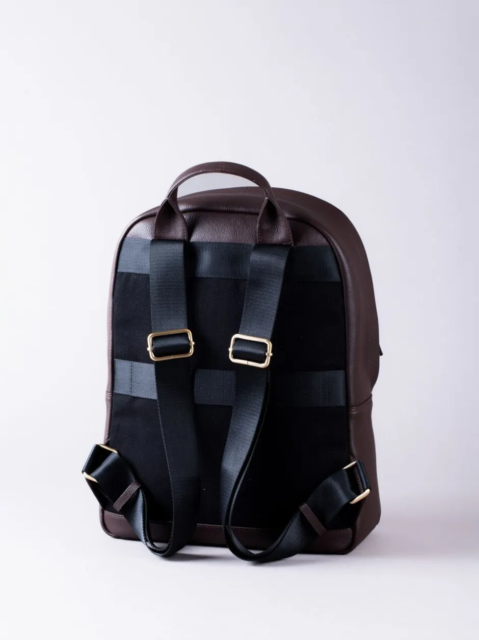 Tassen|Lakeland Leather - - Leren Crummock rugzak Bruin
