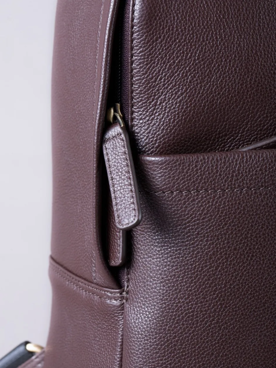 Tassen|Lakeland Leather - - Leren Crummock rugzak Bruin
