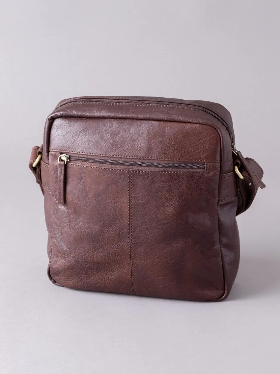 Tassen*Lakeland Leather - kleine Keswick Messenger Bag Bruin