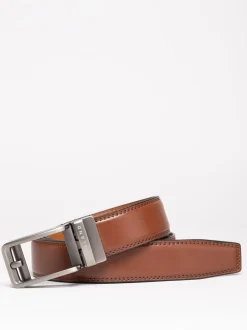 Riemen En Bretels*Lakeland Leather - Rigg Ratchet Belt Bruin