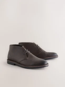 Boots|Next - Leren schoen Bruin