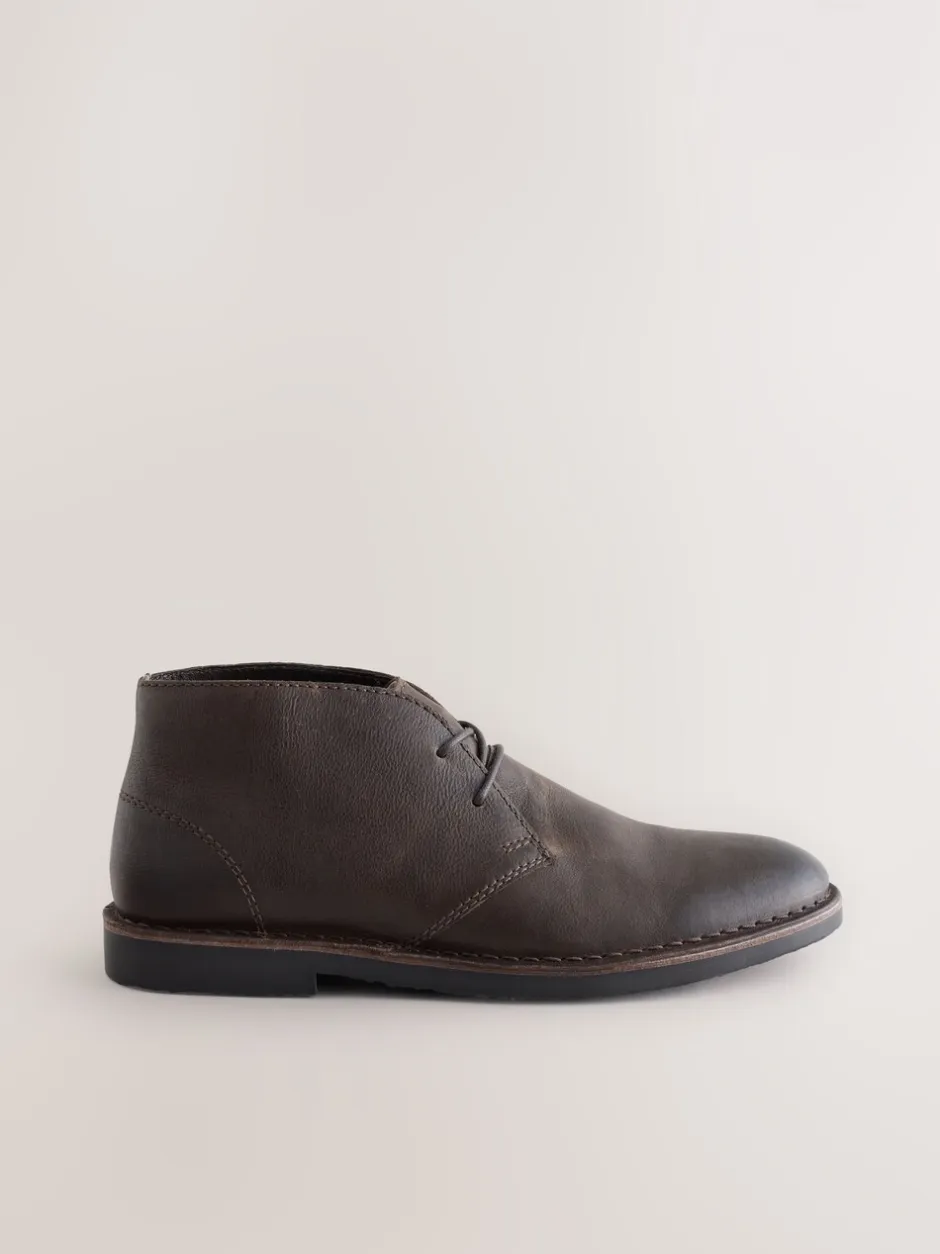 Boots|Next - Leren schoen Bruin