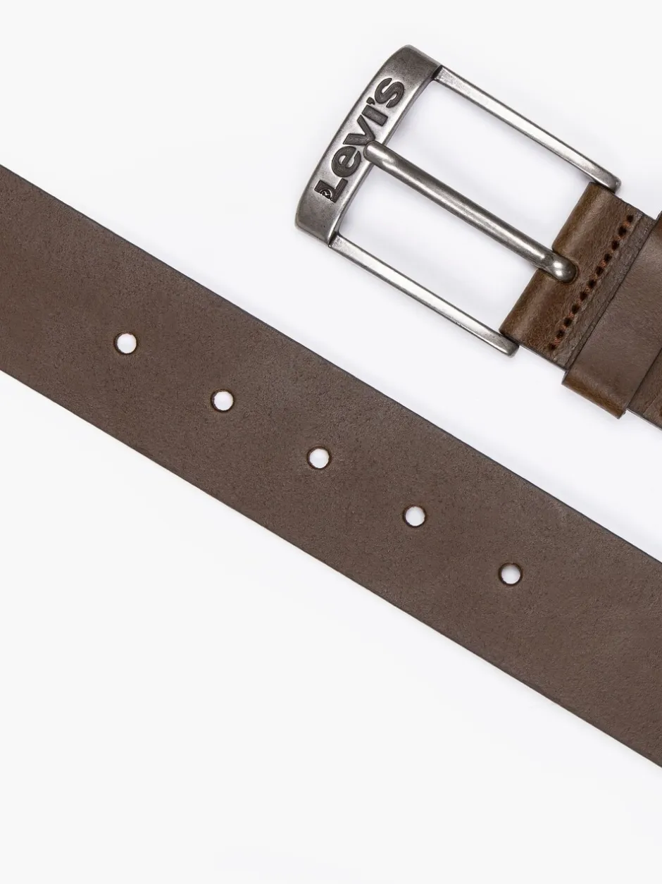 Riemen En Bretels*Levi's - ® leren Duncan riem Bruin