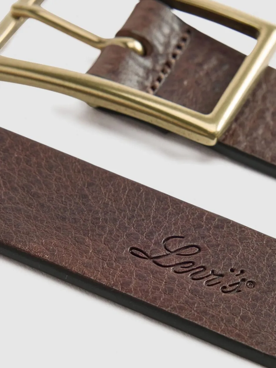 Ceintuurs|Levi's - ® Logo Rectangle Buckle Belt Bruin