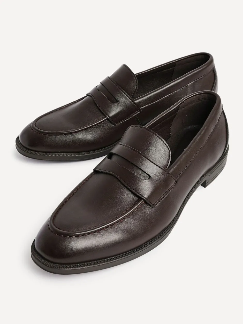 Schoenen*Linzi - Aurelio Penny Loafers Bruin