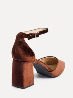 Schoenen Met Hakken|Linzi - Glam Classic Pointed Court Heels Bruin