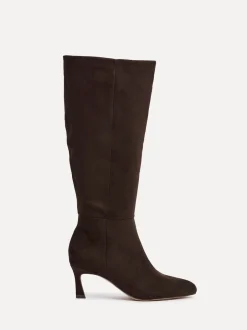 Boots|Linzi - Rush Pointed Toe High Leg Stiletto Boots Bruin