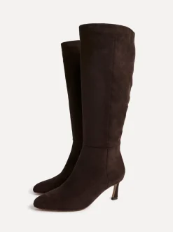 Boots|Linzi - Rush Pointed Toe High Leg Stiletto Boots Bruin