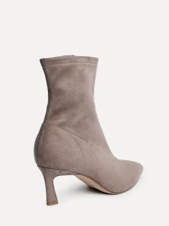 Boots|Linzi - Upgrade Kitten Heel Ankle Boots Bruin