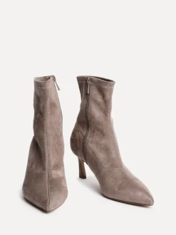 Boots|Linzi - Upgrade Kitten Heel Ankle Boots Bruin