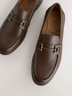 Formele Schoenen|Next - Loafers van lusjesstof Bruin