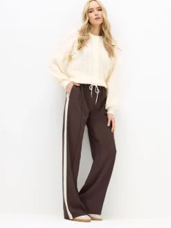 Broeken*Long Tall Sally - broek met wijde pijpen Bruin