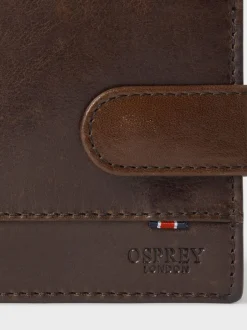 Portemonnees|Osprey London - - The London e leren portemonnee Bruin