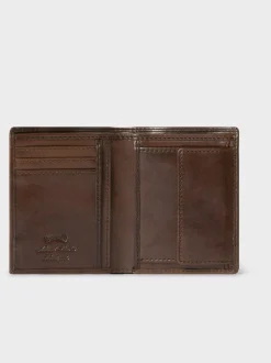Portemonnees*Osprey London - The London Leather Wallet with Coin Pocket Bruin