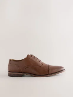 Schoenen|Formele Schoenen|Next - Oxford-schoenen met neusstuk Bruin
