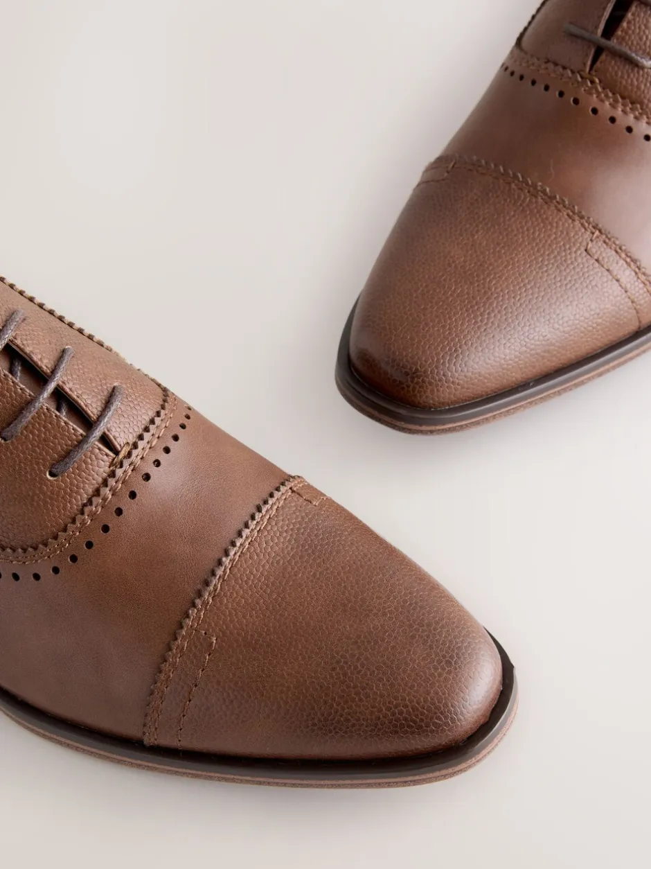 Schoenen|Formele Schoenen|Next - Oxford-schoenen met neusstuk Bruin