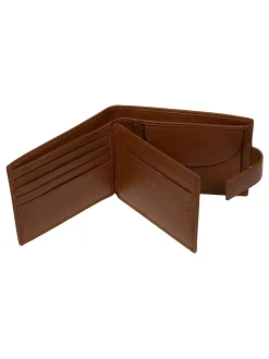 Portemonnees|Pure Luxuries London - 'Henry' Leather Wallet Bruin