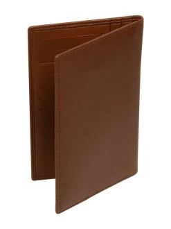 Portemonnees*Pure Luxuries London - 'George' Leather Card Holder Bruin