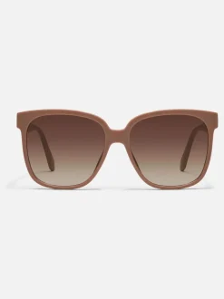 Zonnebril|QUAY - Wide Awake Sunglass Bruin