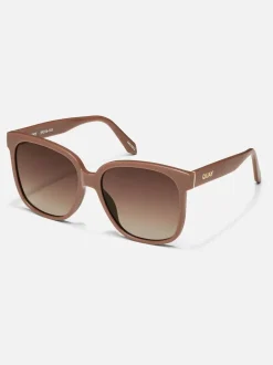 Zonnebril|QUAY - Wide Awake Sunglass Bruin