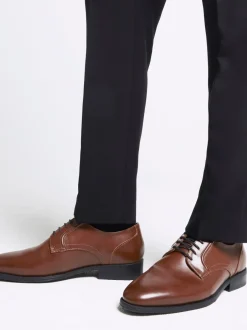 Formele Schoenen|River Island - Formele Derby Schoenen Bruin