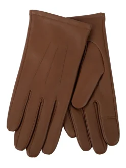 Mutsen, Handschoenen En Sjaals*Totes - Shopper 3 Point Smartouch winterleren handschoenen Bruin