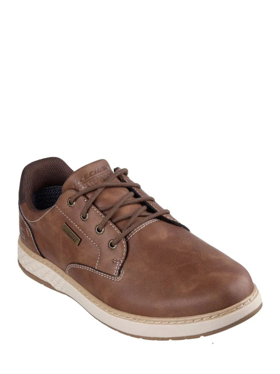 Schoenen|Skechers - Garlan herenschoenen Bruin