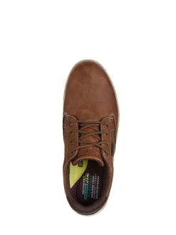 Schoenen|Skechers - Garlan herenschoenen Bruin