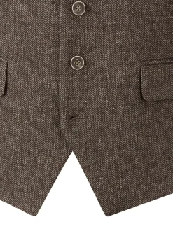 Vesten*Skopes Bruin - Jude maatsnit getailleerd vest