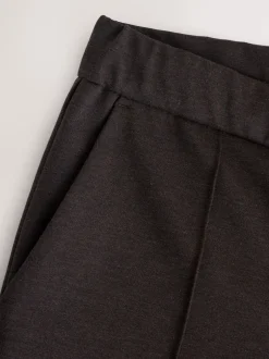 Broeken En Chino's*Next - Slimme broek met elastische tailleband en wolgehalte Bruin