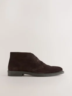 Boots|Next - Smart Suede Chukka Boots Bruin