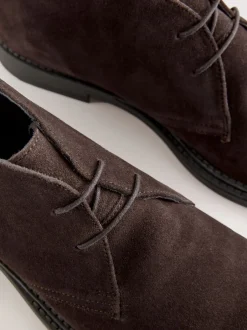 Boots|Next - Smart Suede Chukka Boots Bruin