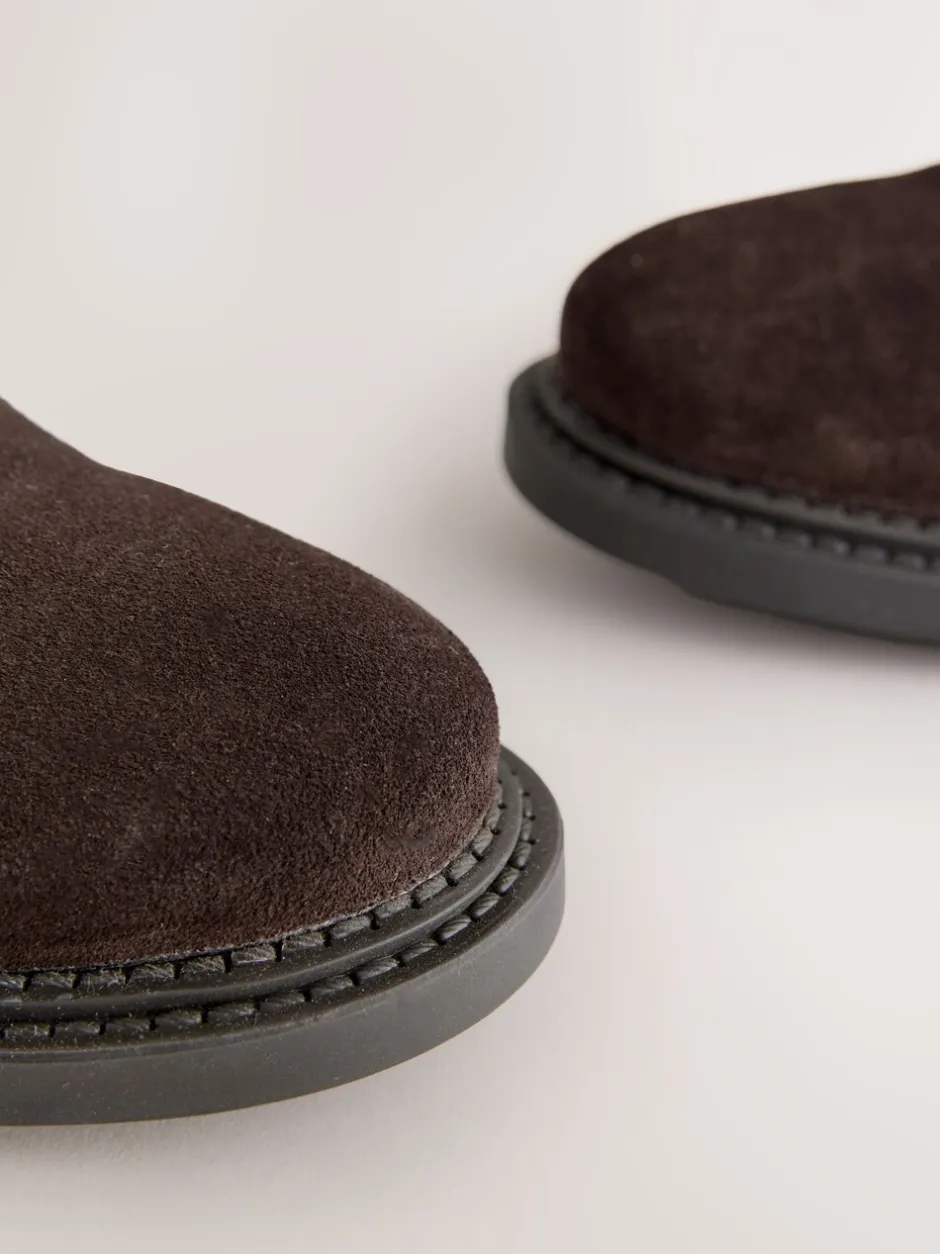 Boots|Next - Smart Suede Chukka Boots Bruin