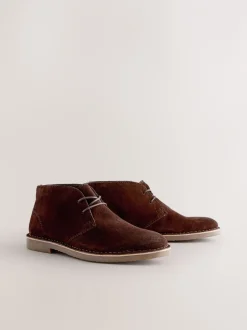 Boots|Next Bruin - Suède woestijnlaars