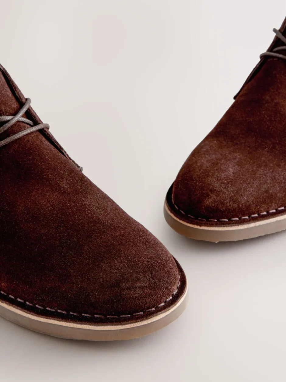 Boots|Next Bruin - Suède woestijnlaars