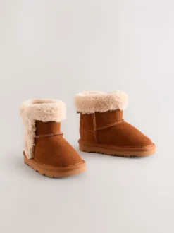 Boots*Next - Tall Suede Pull On Boots Bruin