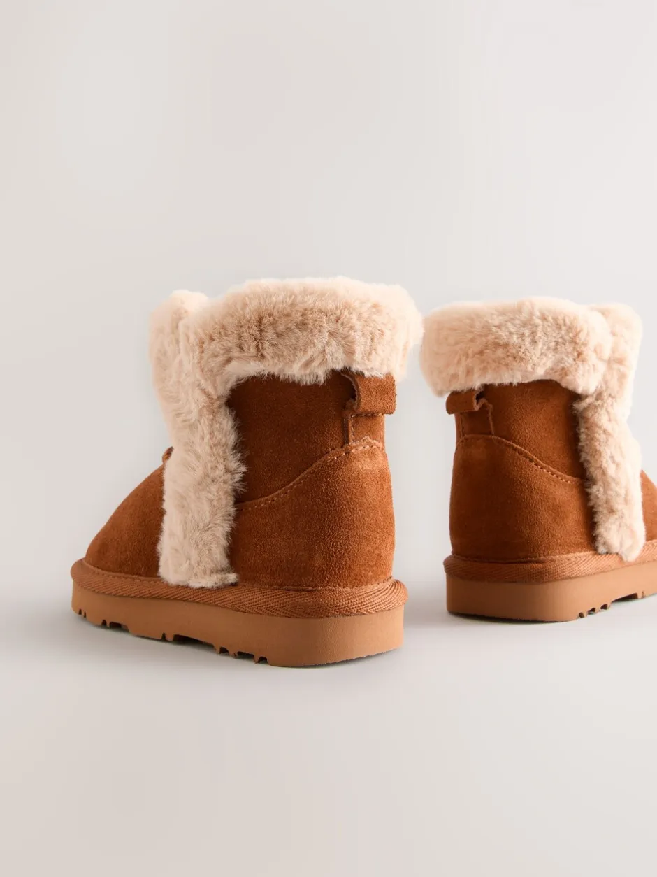 Boots*Next - Tall Suede Pull On Boots Bruin