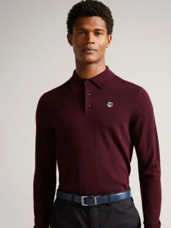 Riemen En Bretels*Ted Baker - omkeerbare leren Karmer riem Bruin