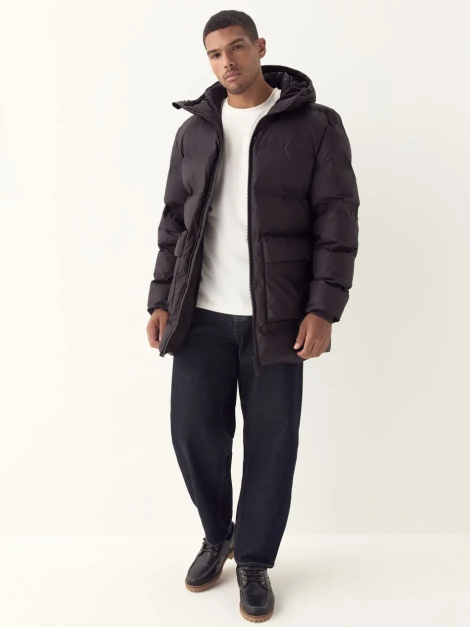 Jassen En Jacks*Next - ThermoGen regenbestendig rubberen pufferjas Bruin