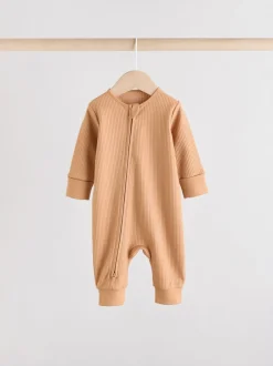 Multipacks|Babypakjes En Babypyjama's*Next Bruin - Two Way Zip Baby Footless Sleepsuits 3 Pack (0mths-3yrs)