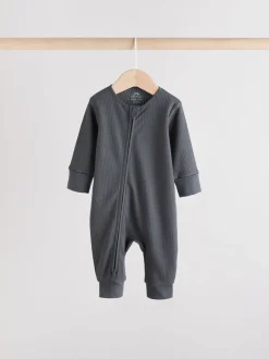 Multipacks|Babypakjes En Babypyjama's*Next Bruin - Two Way Zip Baby Footless Sleepsuits 3 Pack (0mths-3yrs)