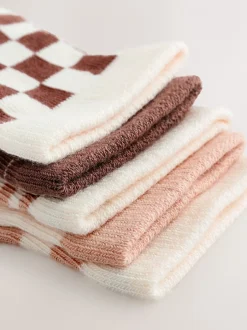 Sokken En Panty's|Sokken*Next - Verpakking van 5 paar babysokken (0 mnd-2 jr) Bruin