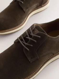 Schoenen|Next Bruin - Wedge Derby Shoes
