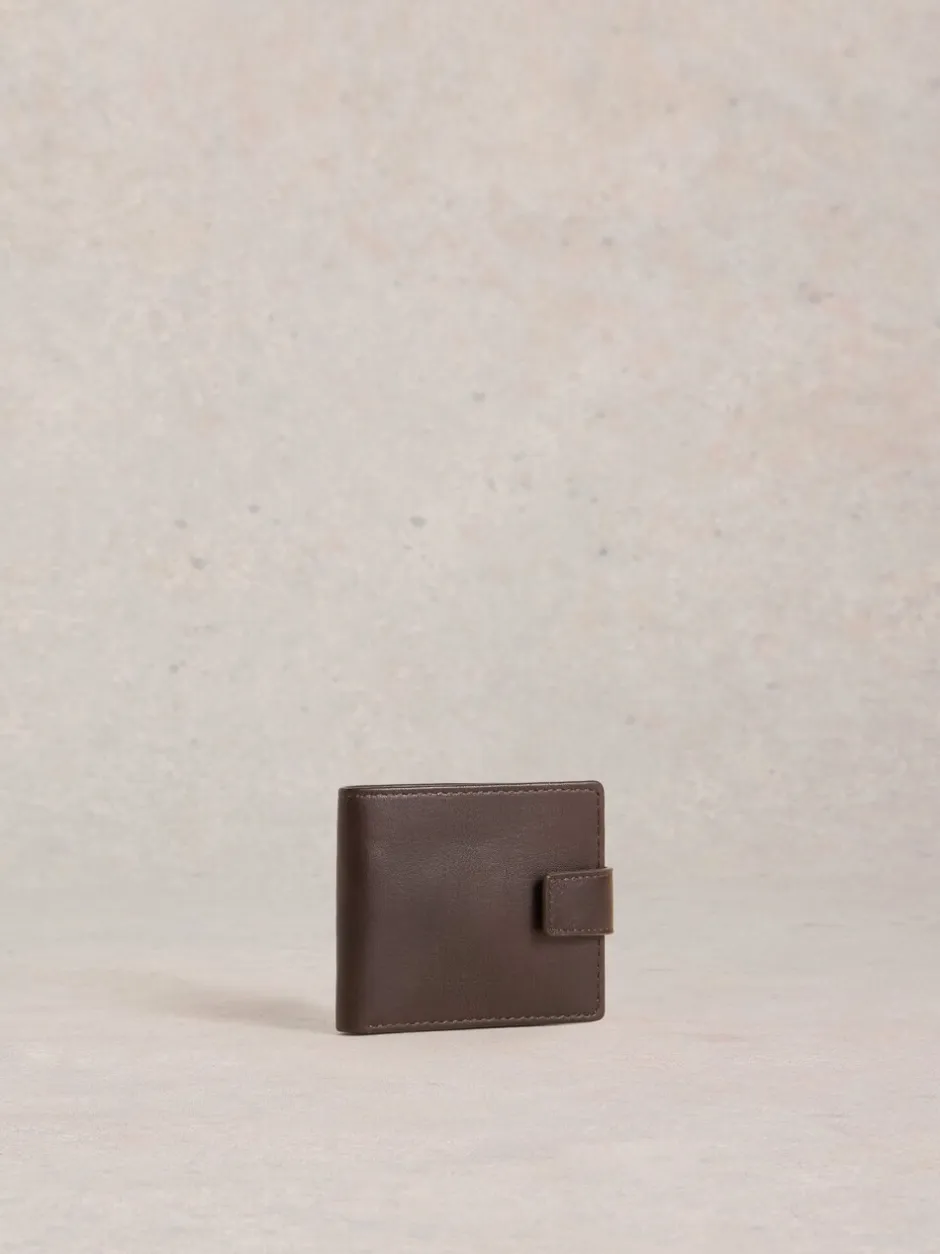 Portemonnees*White Stuff - Rufus Leather Wallet Bruin