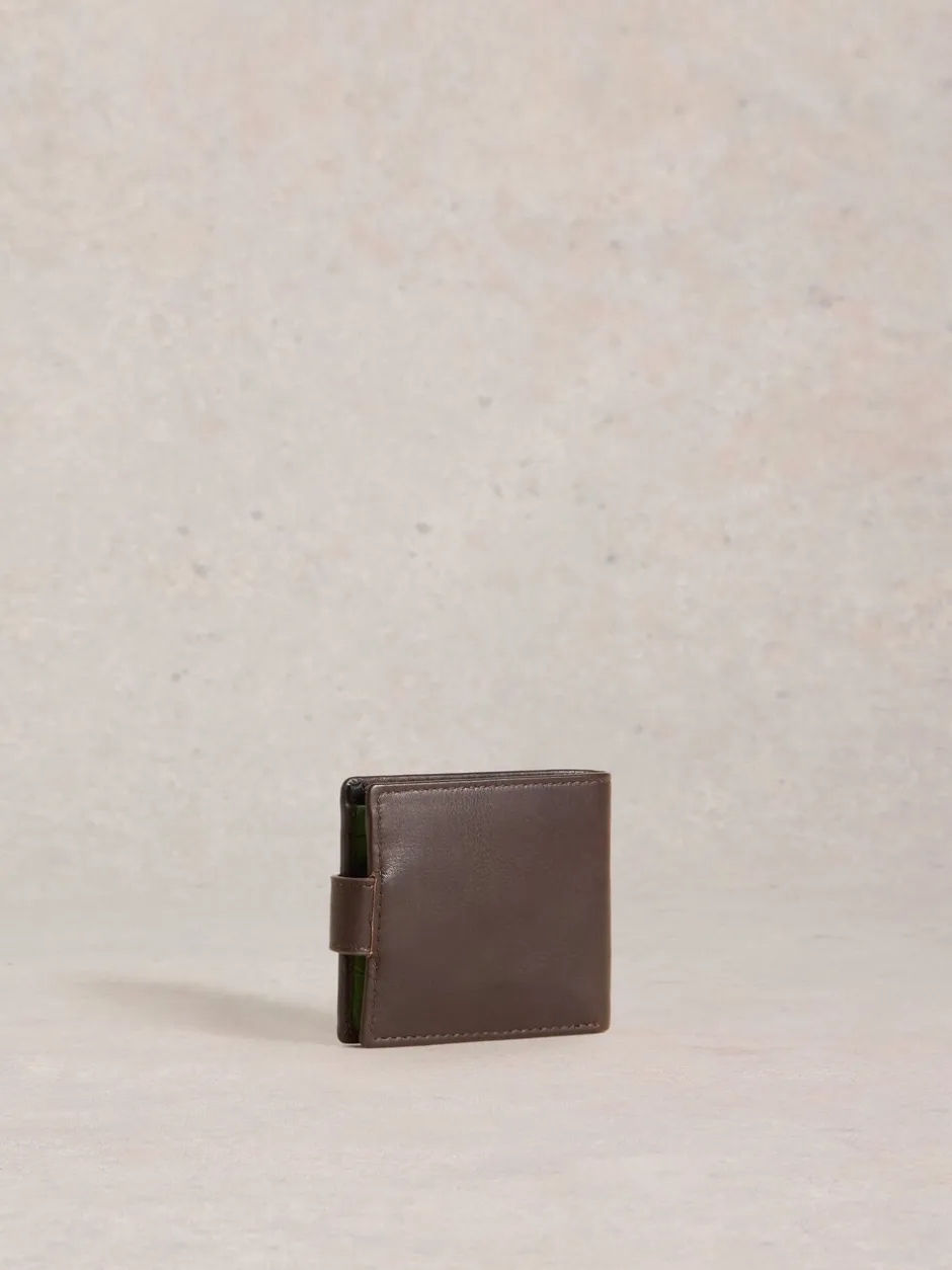 Portemonnees*White Stuff - Rufus Leather Wallet Bruin