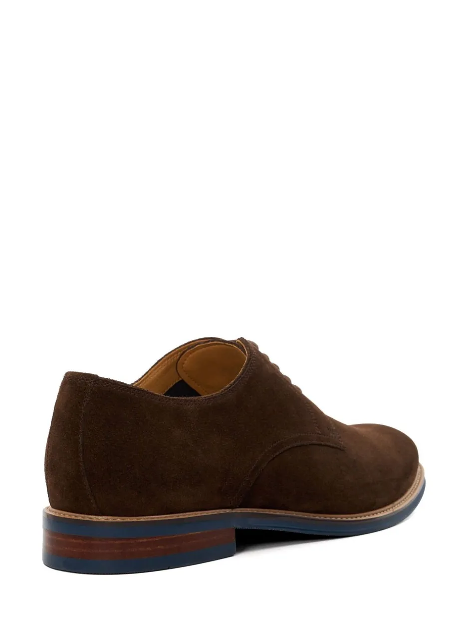 Formele Schoenen*Dune London - Wijde pasvorm - Stanleyy Gibson schoenen van zacht leer Bruin chroom