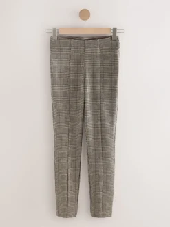 Leggings En Joggingbroeken|Next - Legging van ponte-stof Bruin geruit