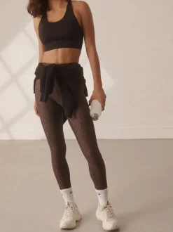 Sportkleding|Leggings En Joggingbroeken*Next - Balance sport yogalegging Bruin met abstracte print