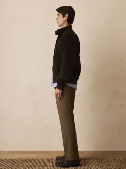 Formele Broek|Next Bruin pied-de-poule - Slim Fit - Smart Textured Trousers